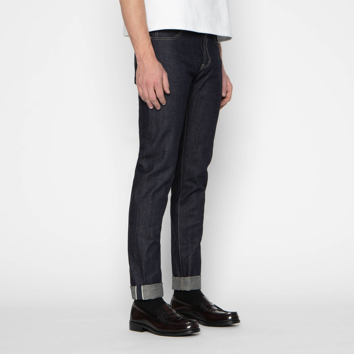 Super Guy - FoxFibre® Green Weft by Naked & Famous Denim