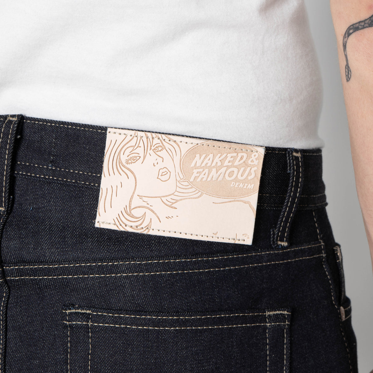 Weird Guy - FoxFibre® Green Weft by Naked & Famous Denim
