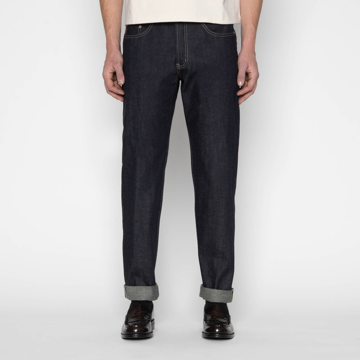 Easy Guy - FoxFibre® Green Weft by Naked & Famous Denim