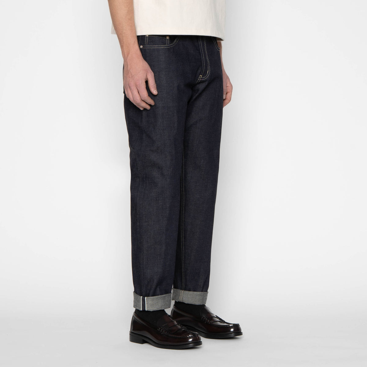 Easy Guy - FoxFibre® Green Weft by Naked & Famous Denim