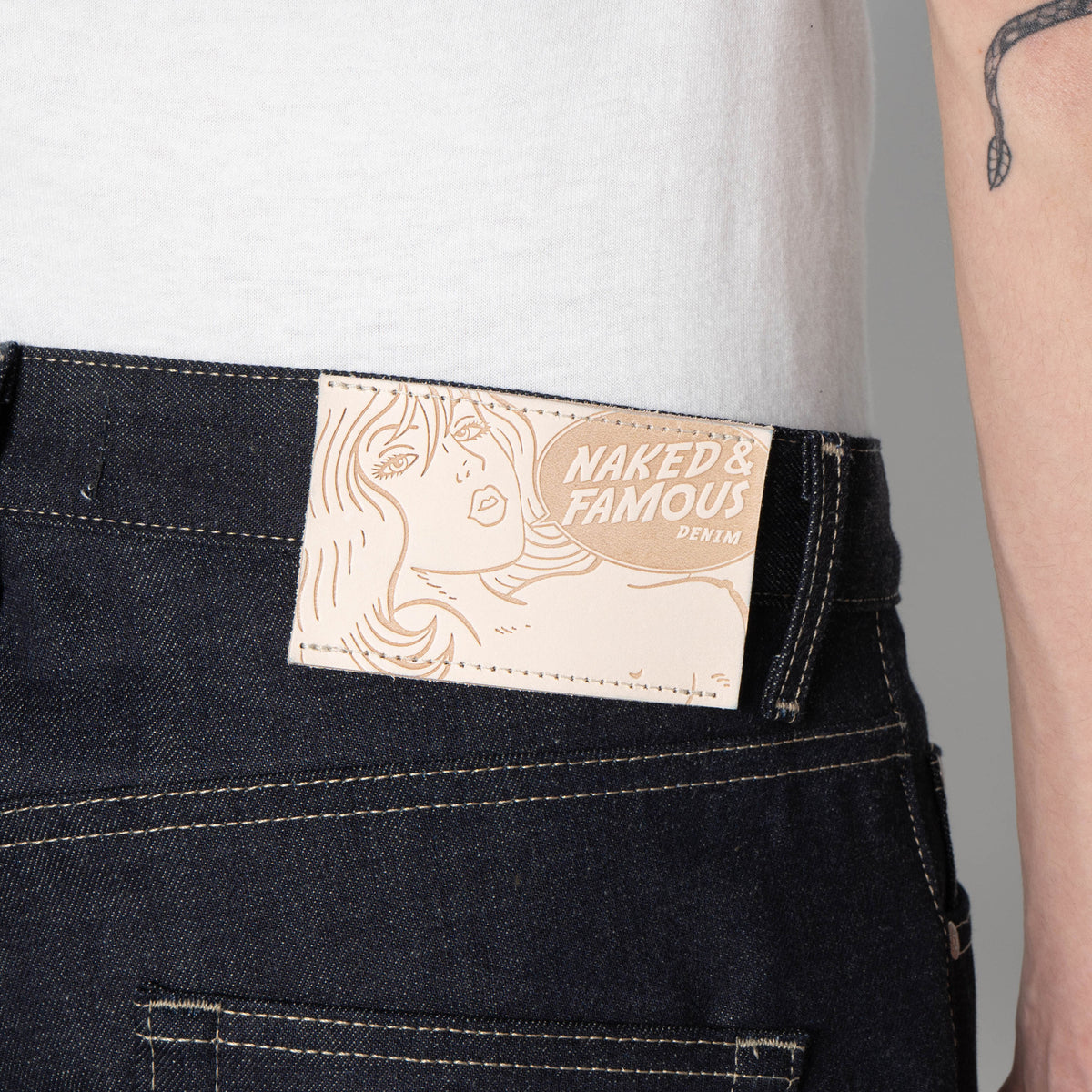 Easy Guy - FoxFibre® Green Weft by Naked & Famous Denim