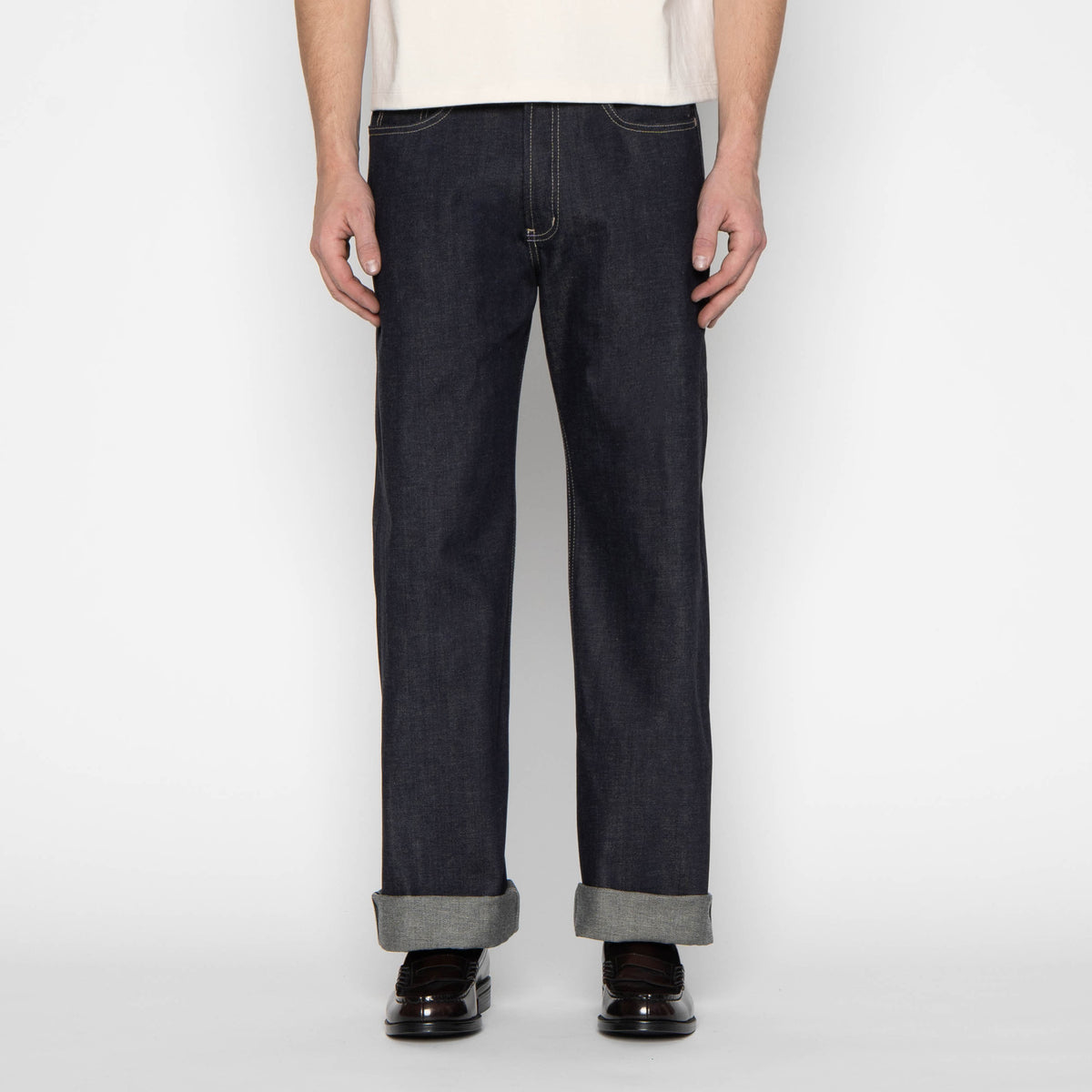Strong Guy - FoxFibre® Green Weft by Naked & Famous Denim
