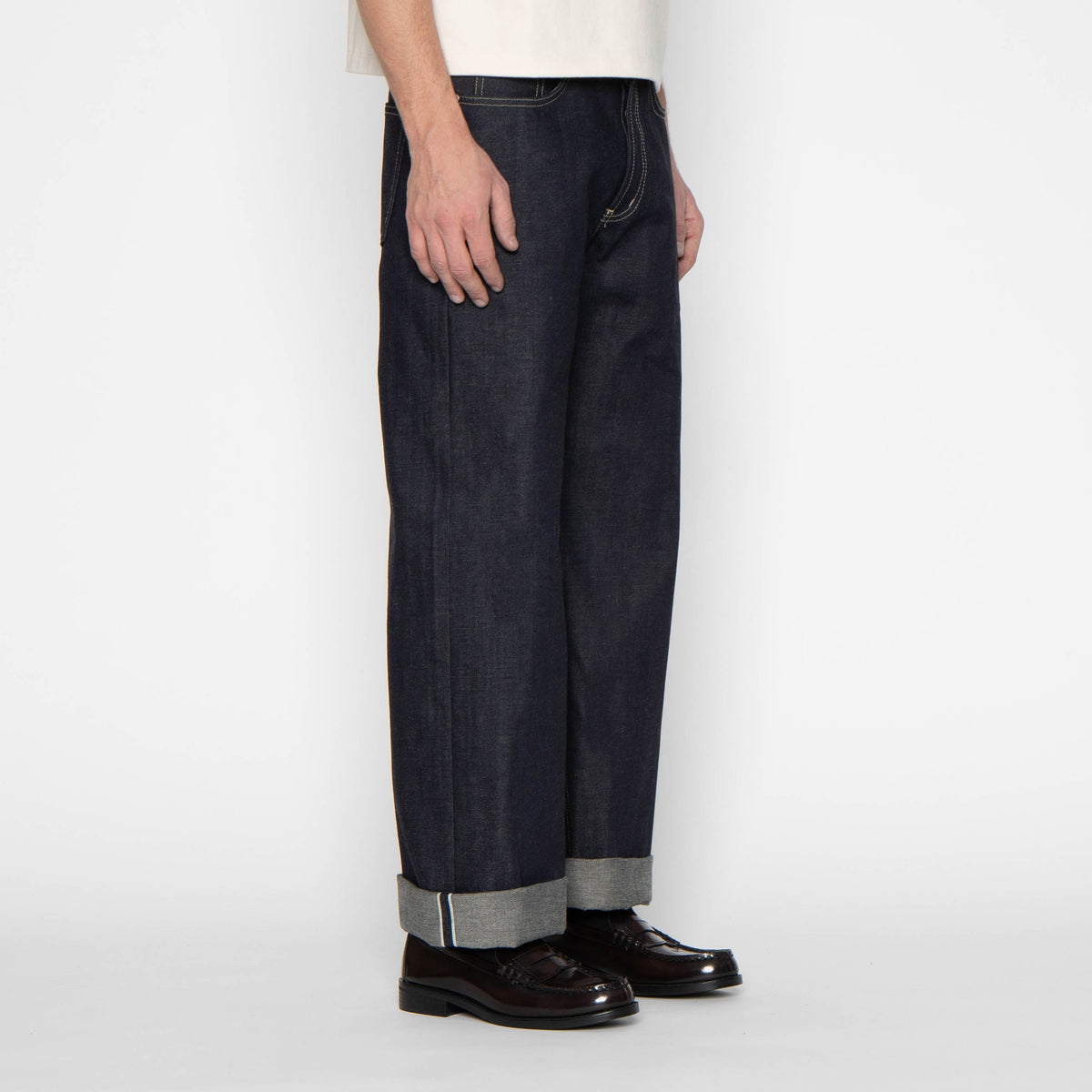 Strong Guy - FoxFibre® Green Weft by Naked & Famous Denim