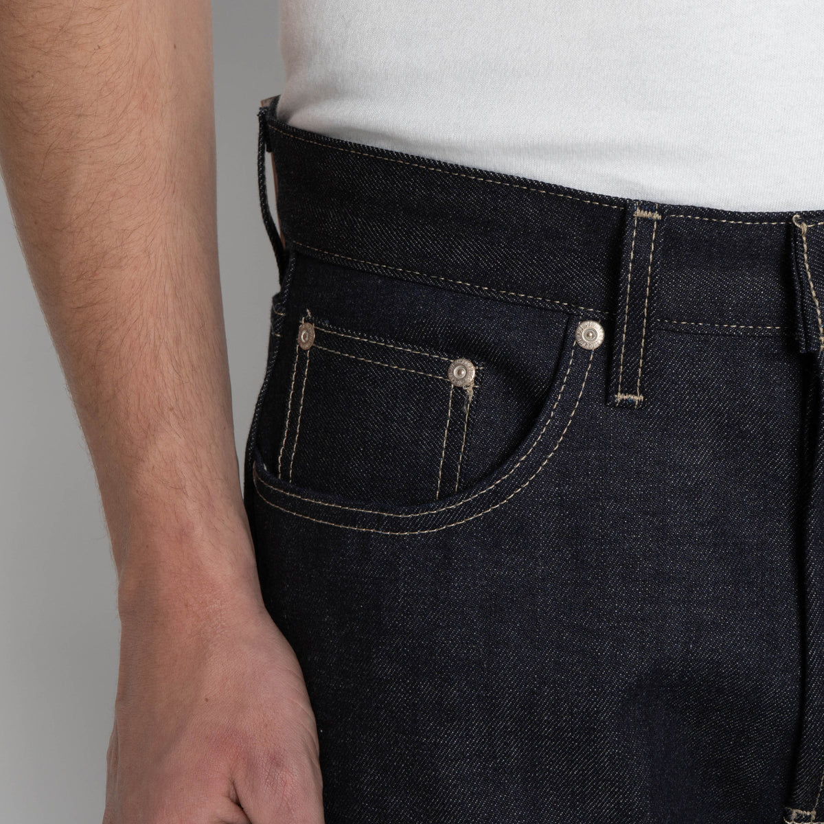Strong Guy - FoxFibre® Green Weft by Naked & Famous Denim