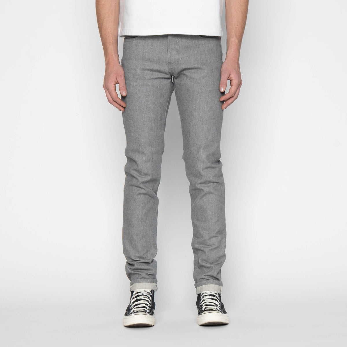 Super Guy - Heather Grey Selvedge by Naked & Famous Denim