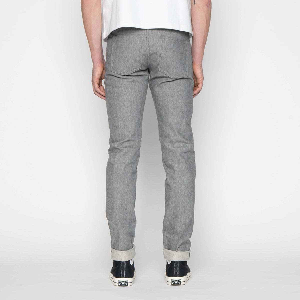 Super Guy - Heather Grey Selvedge by Naked & Famous Denim