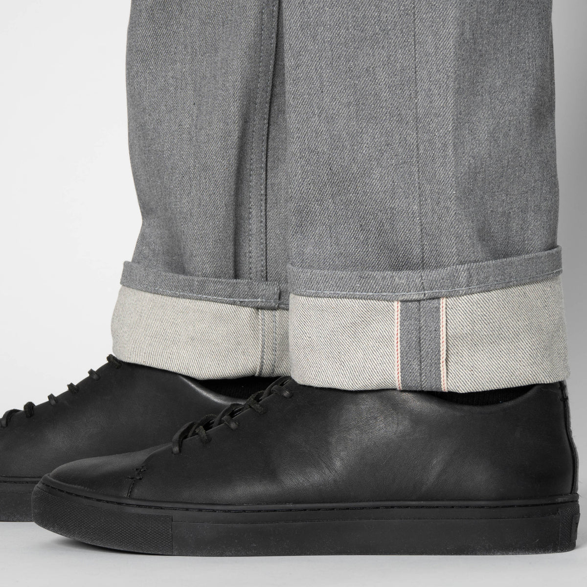 Weird Guy - Heather Grey Selvedge by Naked & Famous Denim