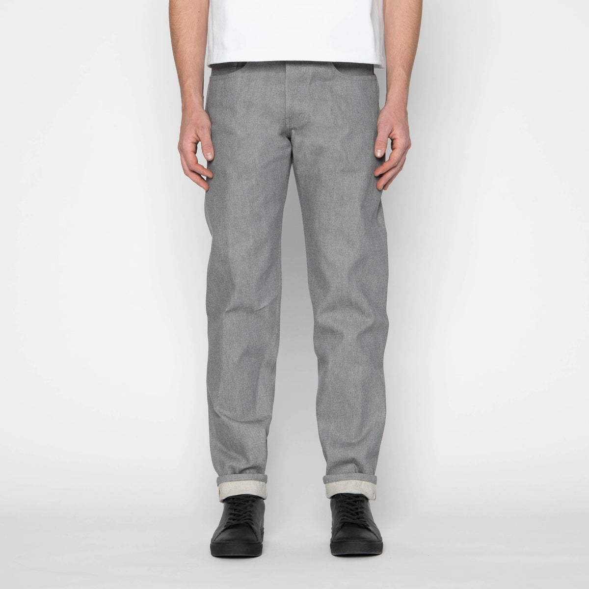 Easy Guy - Heather Grey Selvedge by Naked & Famous Denim