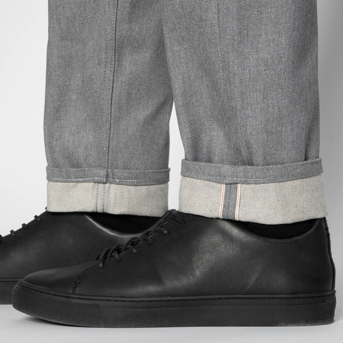 Easy Guy - Heather Grey Selvedge by Naked & Famous Denim