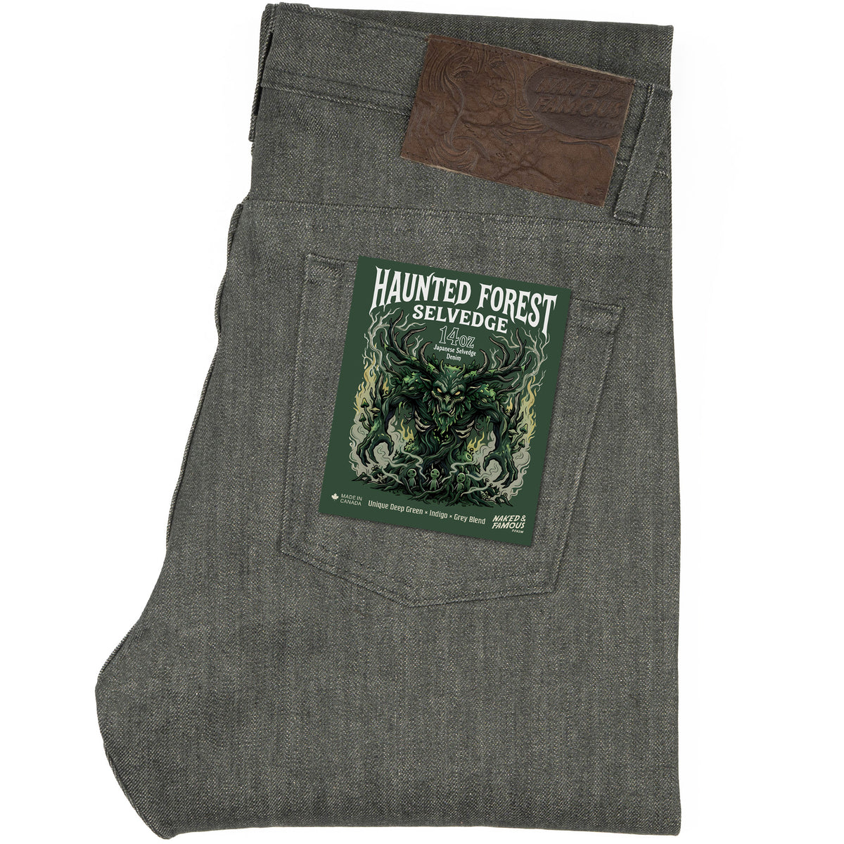 Super Guy - Haunted Forest Selvedge by Naked & Famous Denim