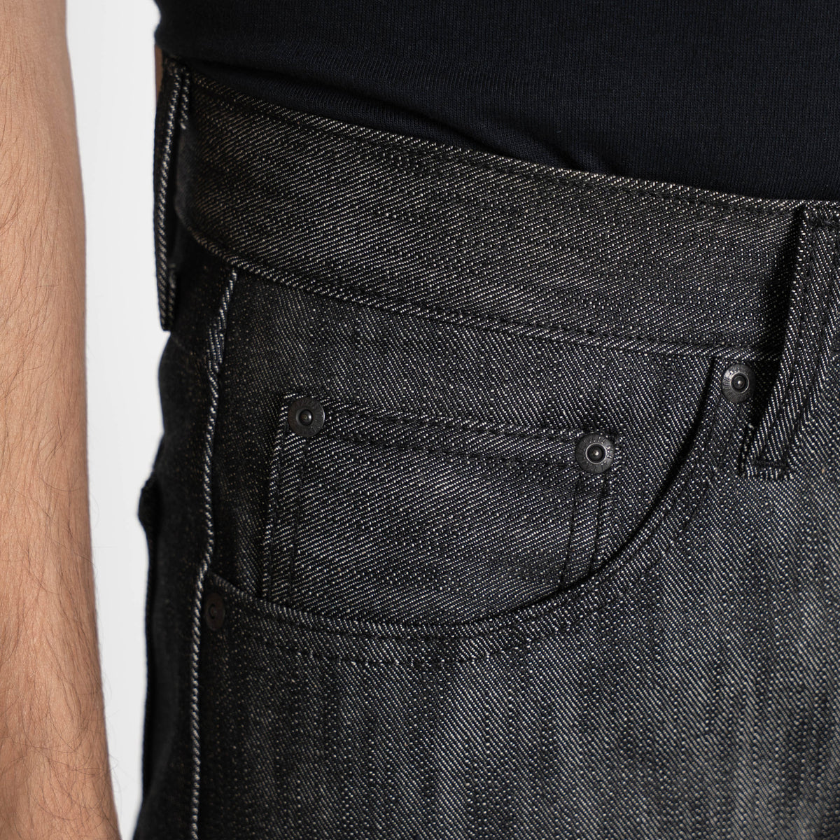 True Guy - Double Capsule - Black Warp / White Weft Selvedge by Naked & Famous Denim