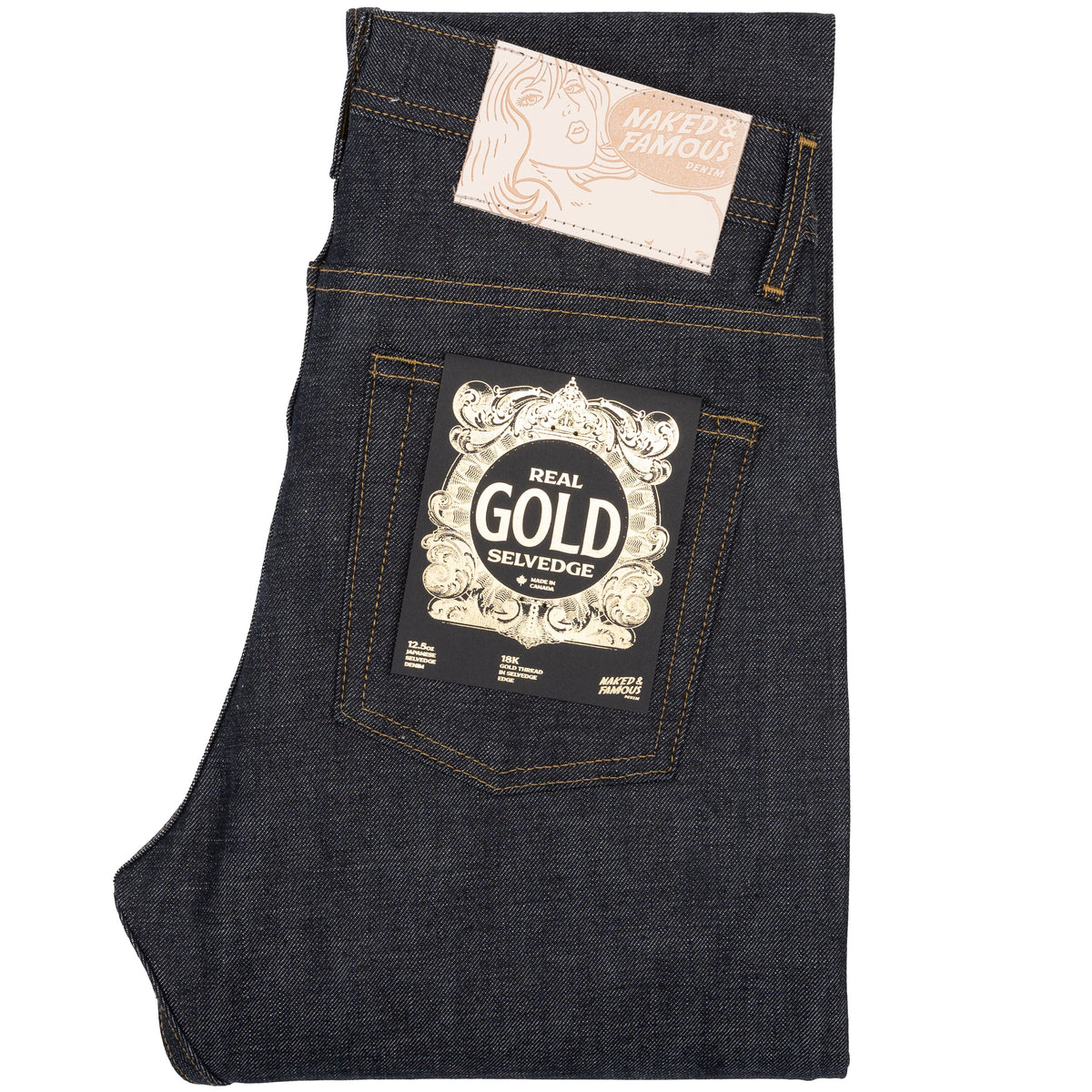 Weird Guy - Deadstock Real Gold Selvedge by Naked & Famous Denim