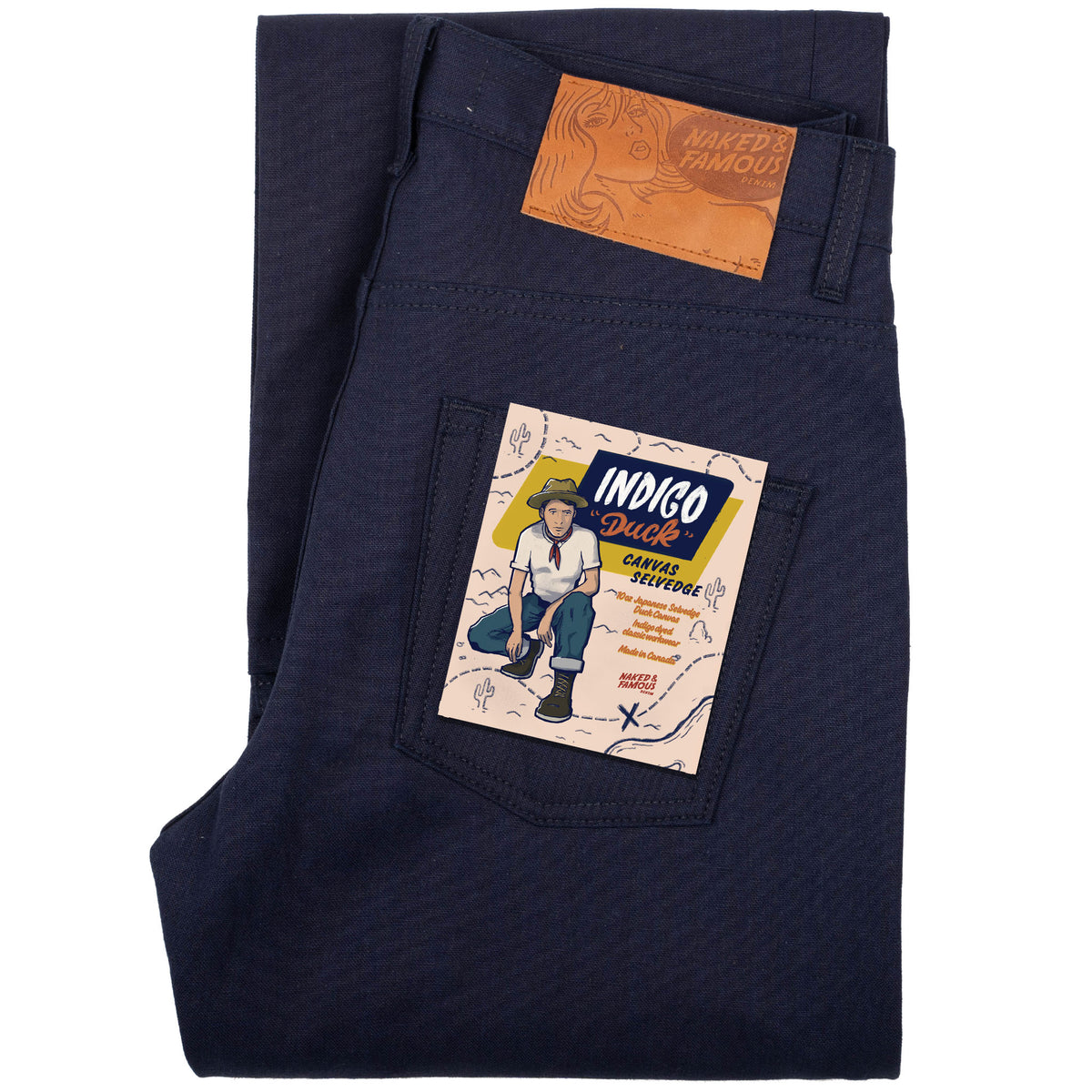 Strong Guy - Indigo Duck Canvas Selvedge by Naked & Famous Denim