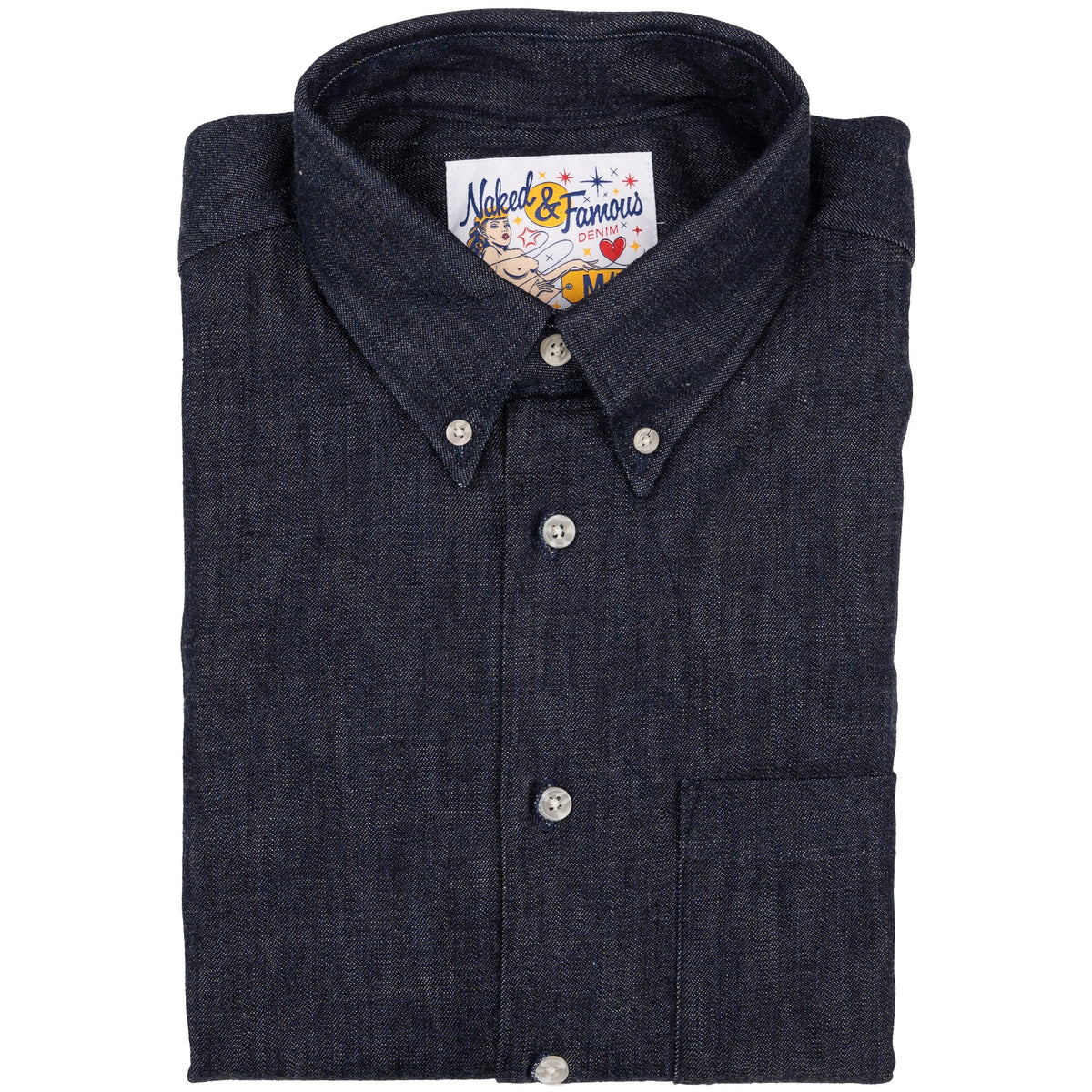 Easy Shirt - Slub Nep Denim by Naked & Famous Denim