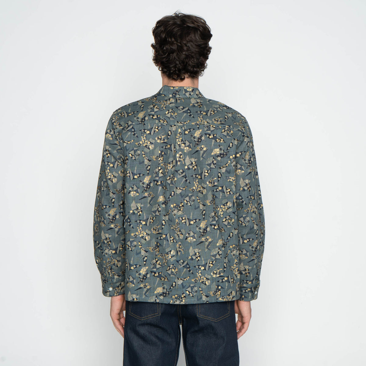 True Shirt - Origami Poplin - Blue by Naked & Famous Denim