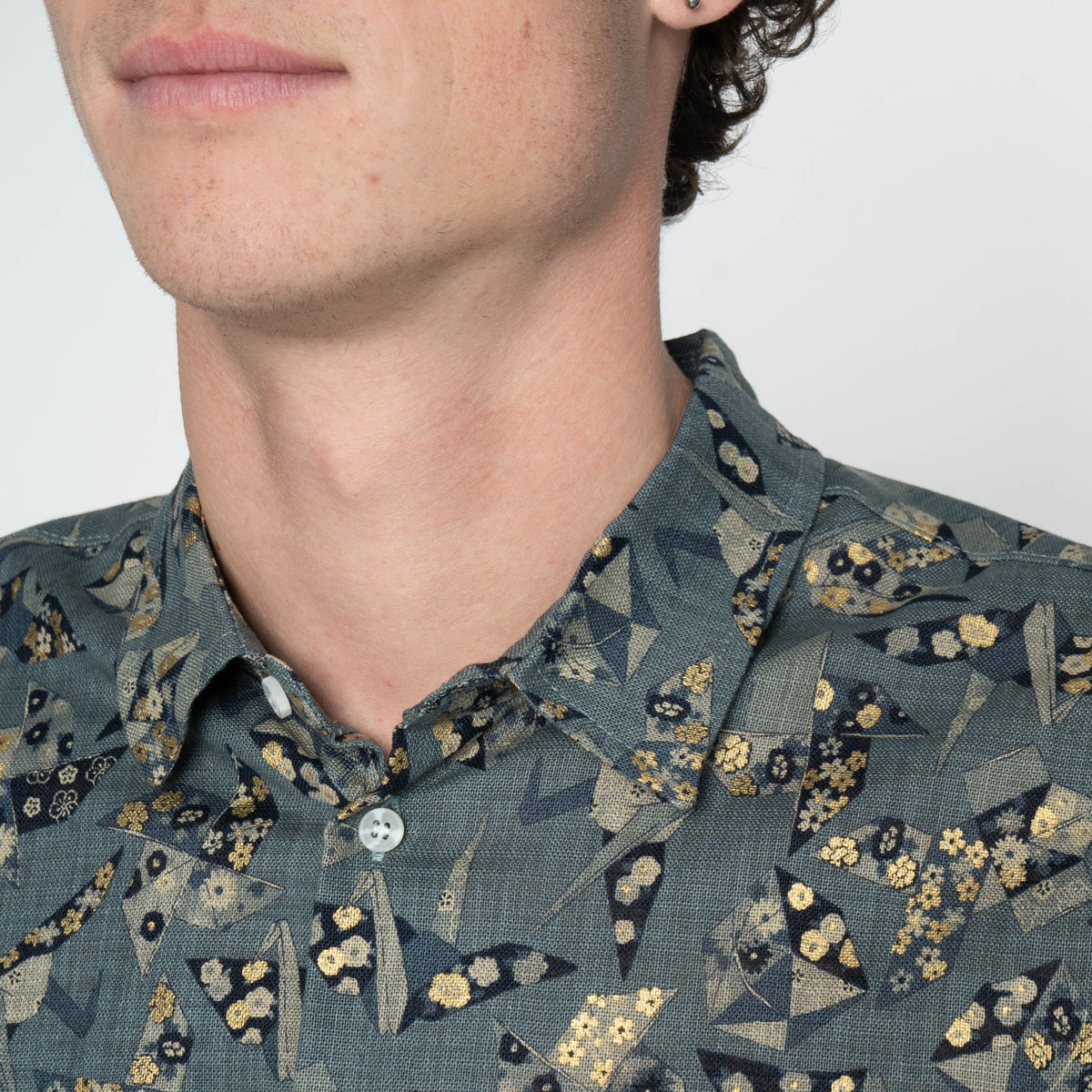 True Shirt - Origami Poplin - Blue by Naked & Famous Denim