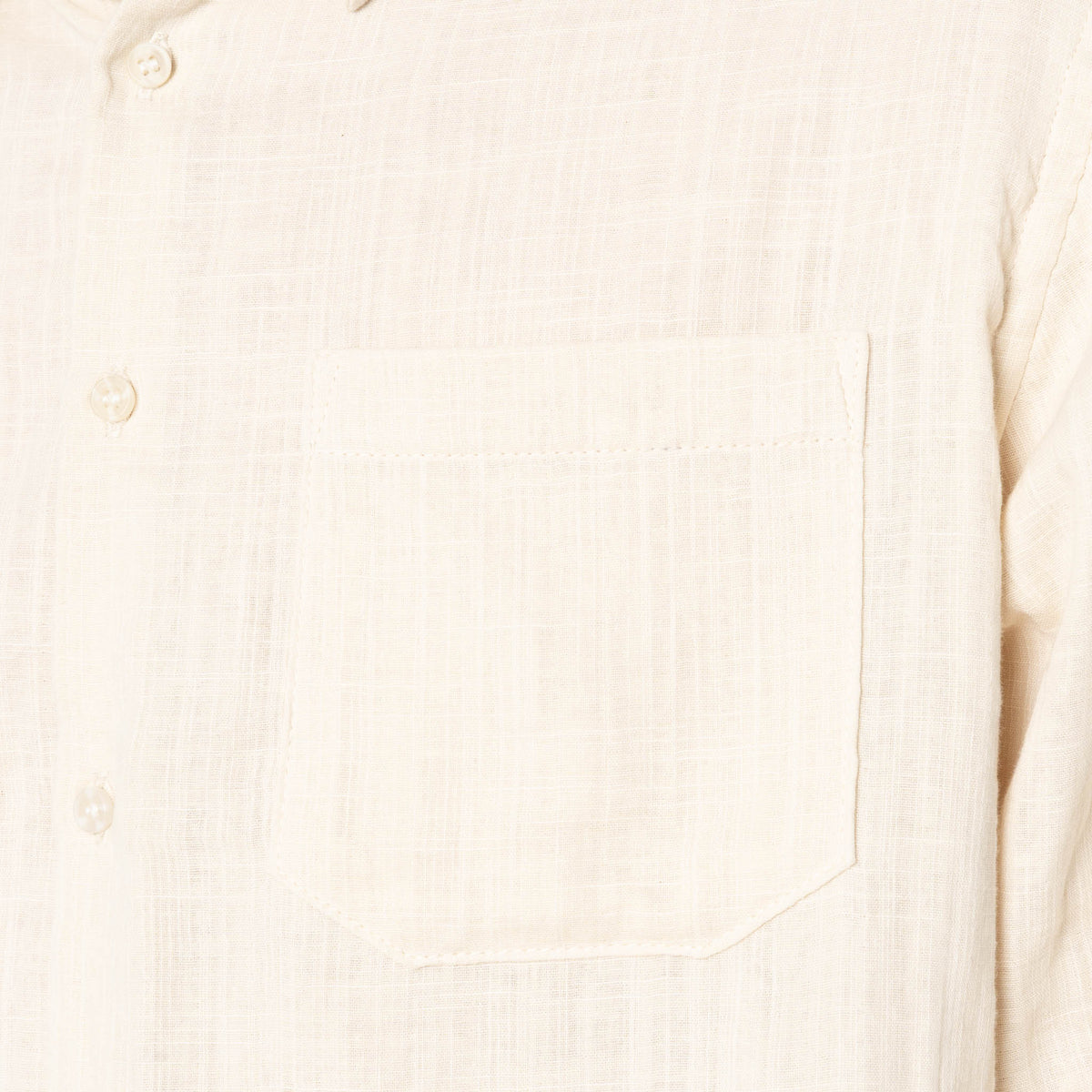 True Shirt - Double Weave Slub Gauze - Bone by Naked & Famous Denim