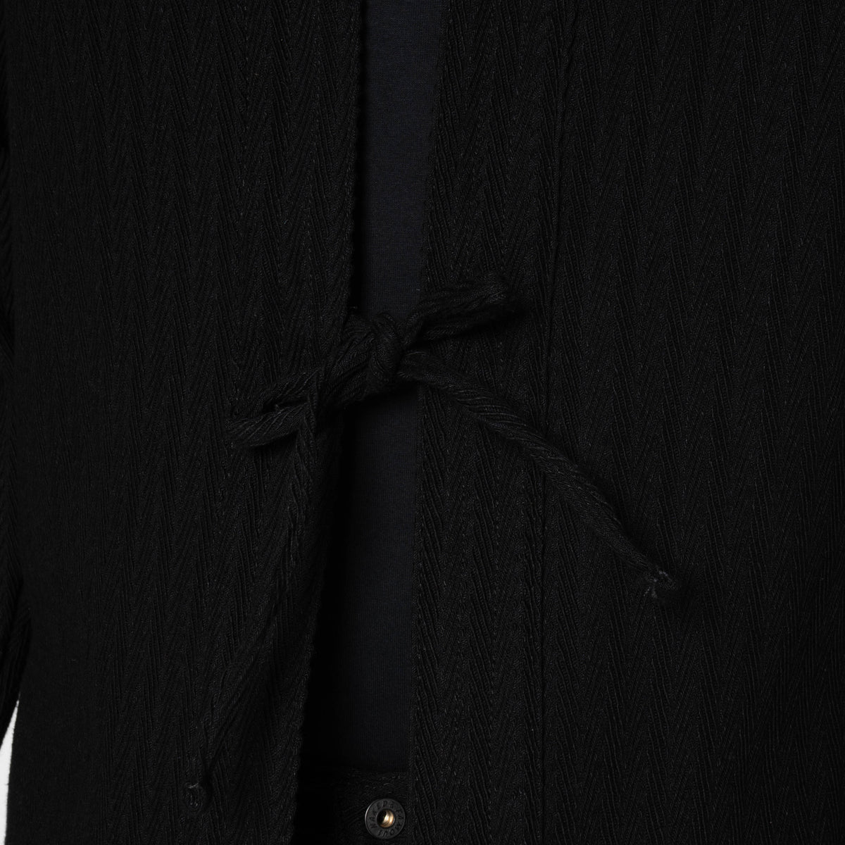 Kimono Shirt - Black Sugiaya by Naked & Famous Denim