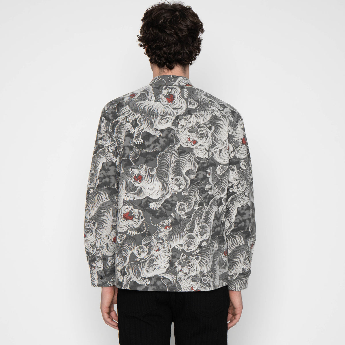 True Shirt - Japanese Tigers Sumi by Naked & Famous Denim