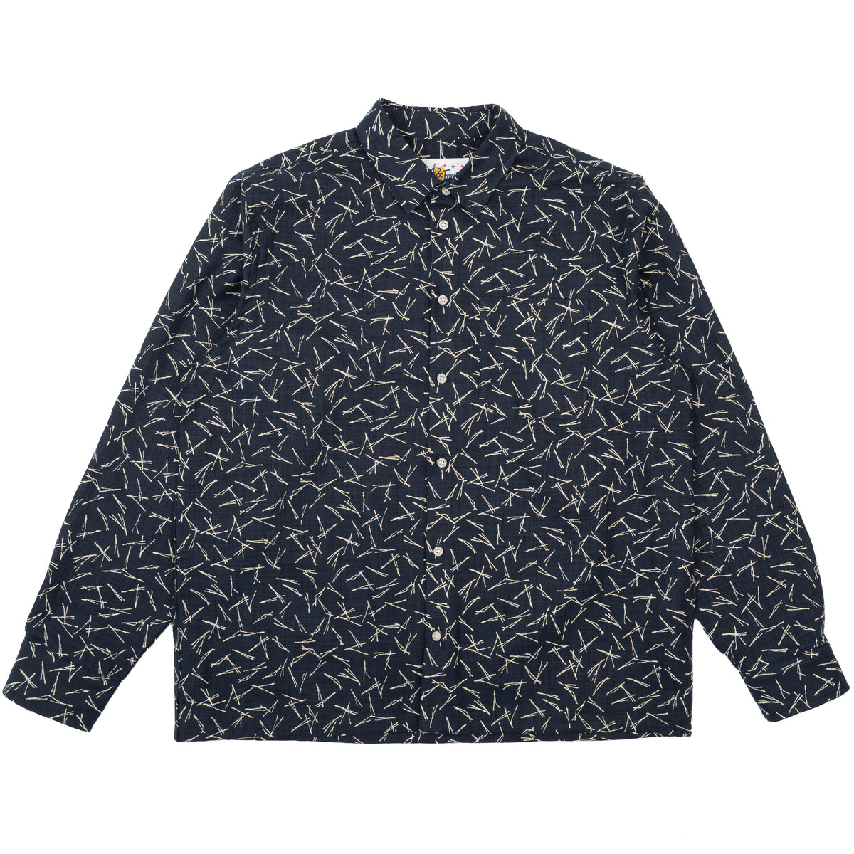 True Shirt - Matsuba Pine Needles - Indigo by Naked & Famous Denim