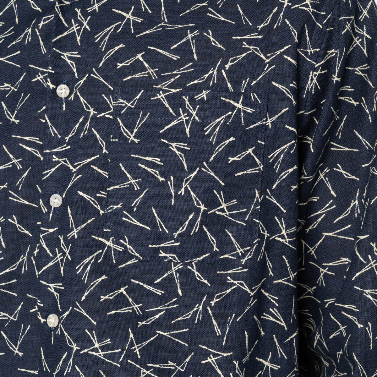 True Shirt - Matsuba Pine Needles - Indigo by Naked & Famous Denim