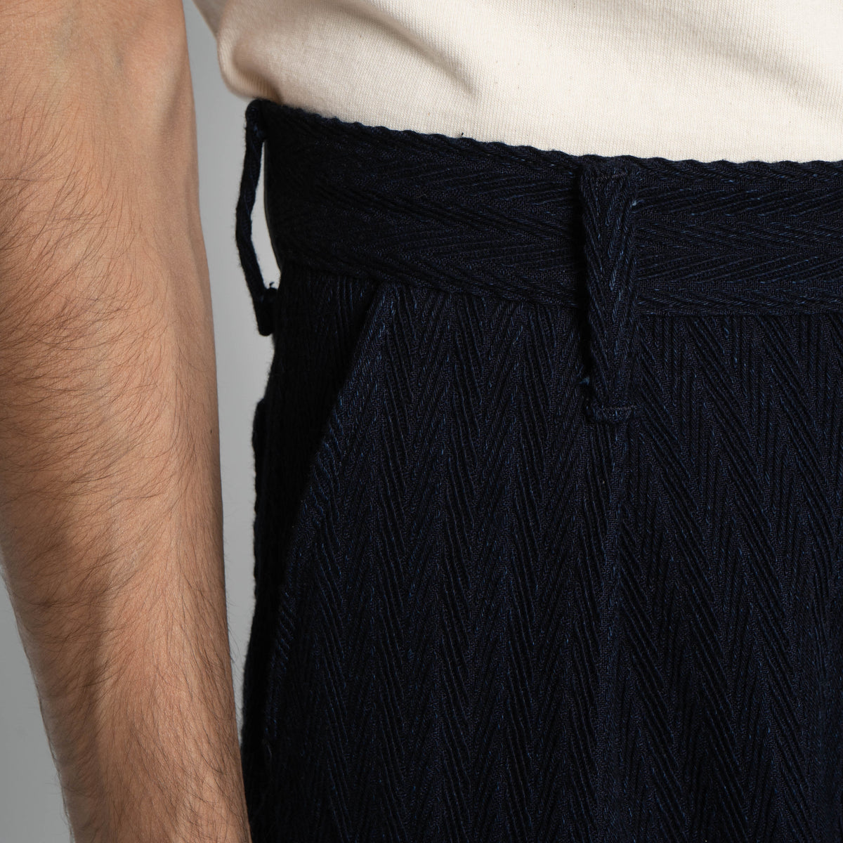 Pleated Trouser - Indigo Sugiaya - Indigo by Naked & Famous Denim