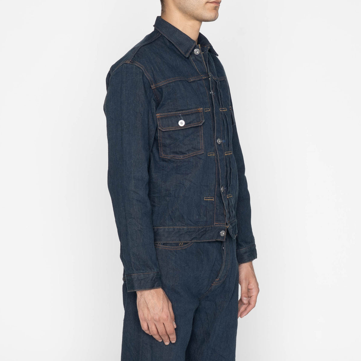 Heritage Jacket - MIJ17 - Chairo no Kitsune - Indigo by Naked & Famous Denim