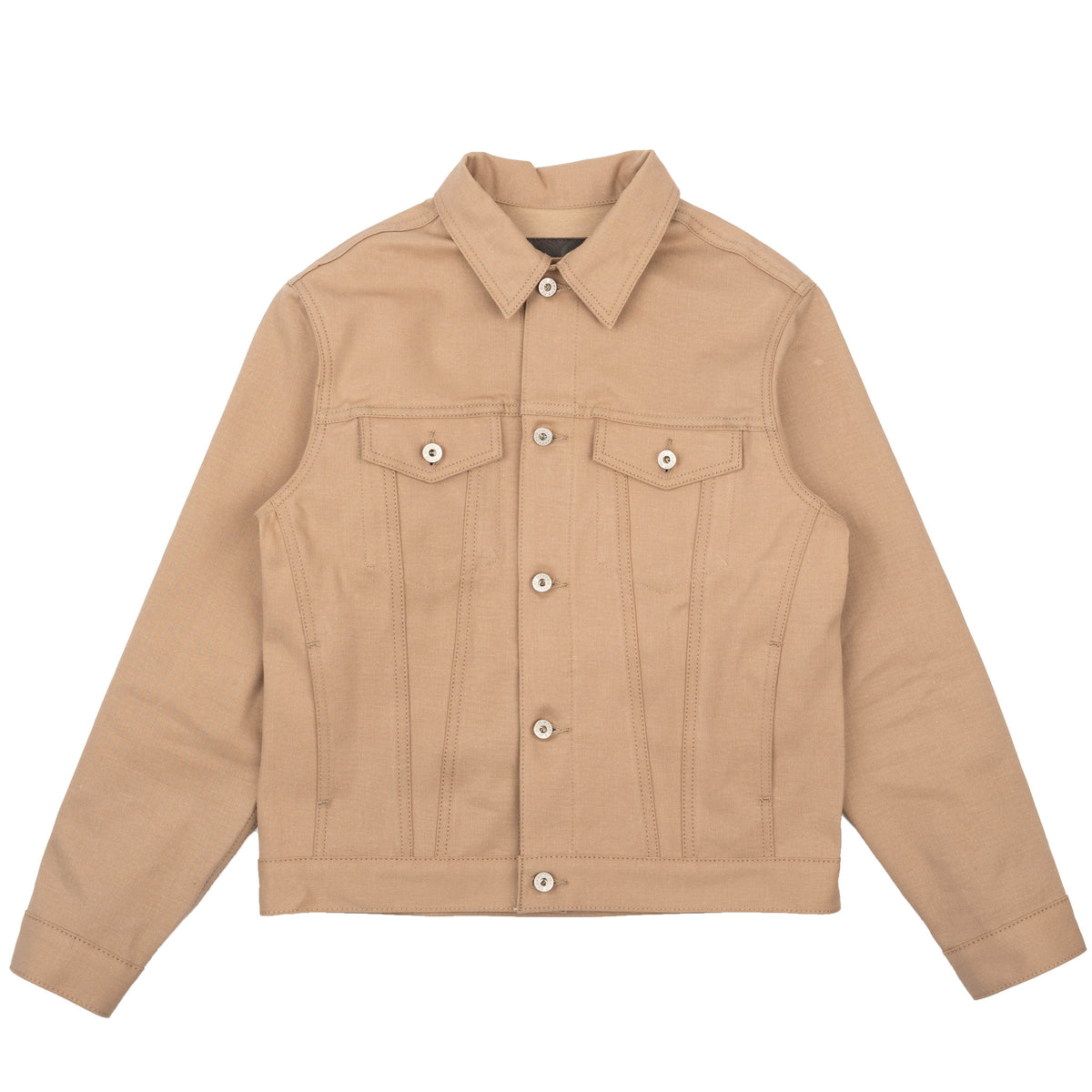 Denim Jacket - Selvedge Slacks Beige by Naked & Famous Denim