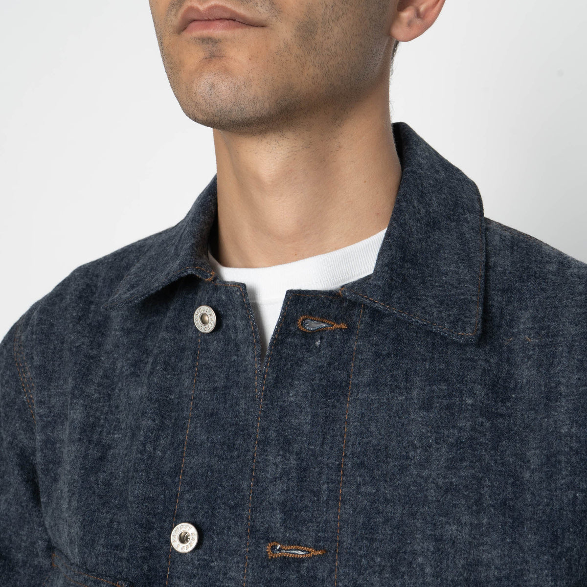 Chore Coat - Max Brush Selvedge - Indigo by Naked & Famous Denim