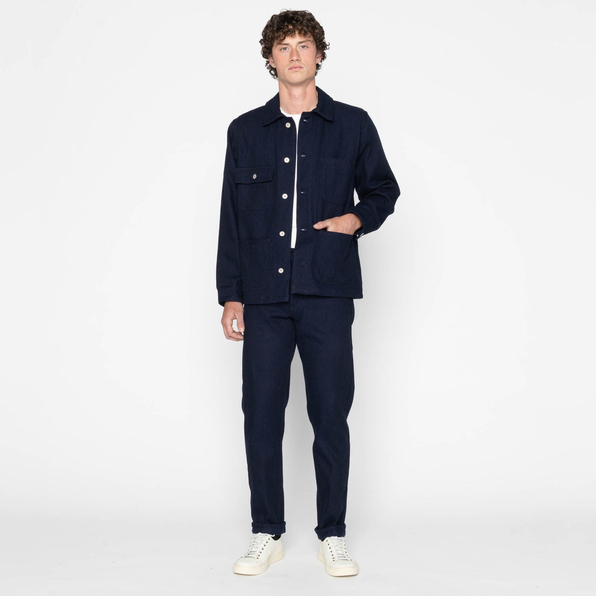 Chore Coat - Maekake Dobby by Naked & Famous Denim