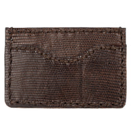 Card Case - Brown Lizard by Naked & Famous Denim