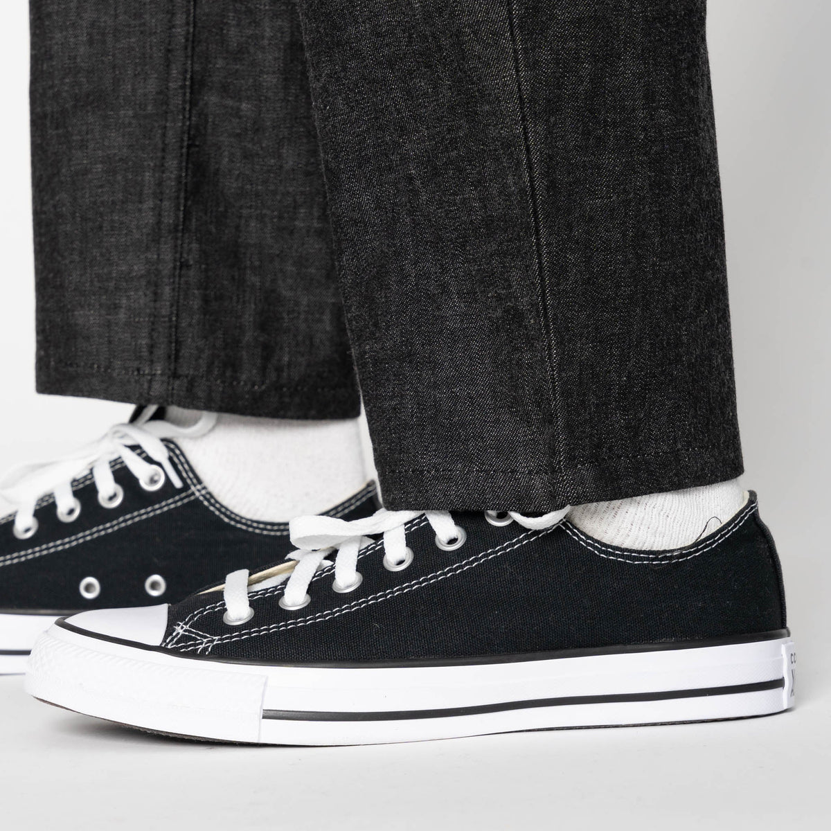 Bestie - Black Lightweight Denim - Black by Naked & Famous Denim