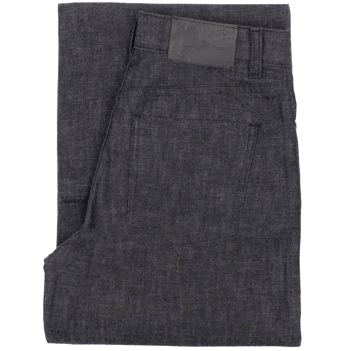 Wide Wild West - Black Lightweight Denim - Black by Naked & Famous Denim