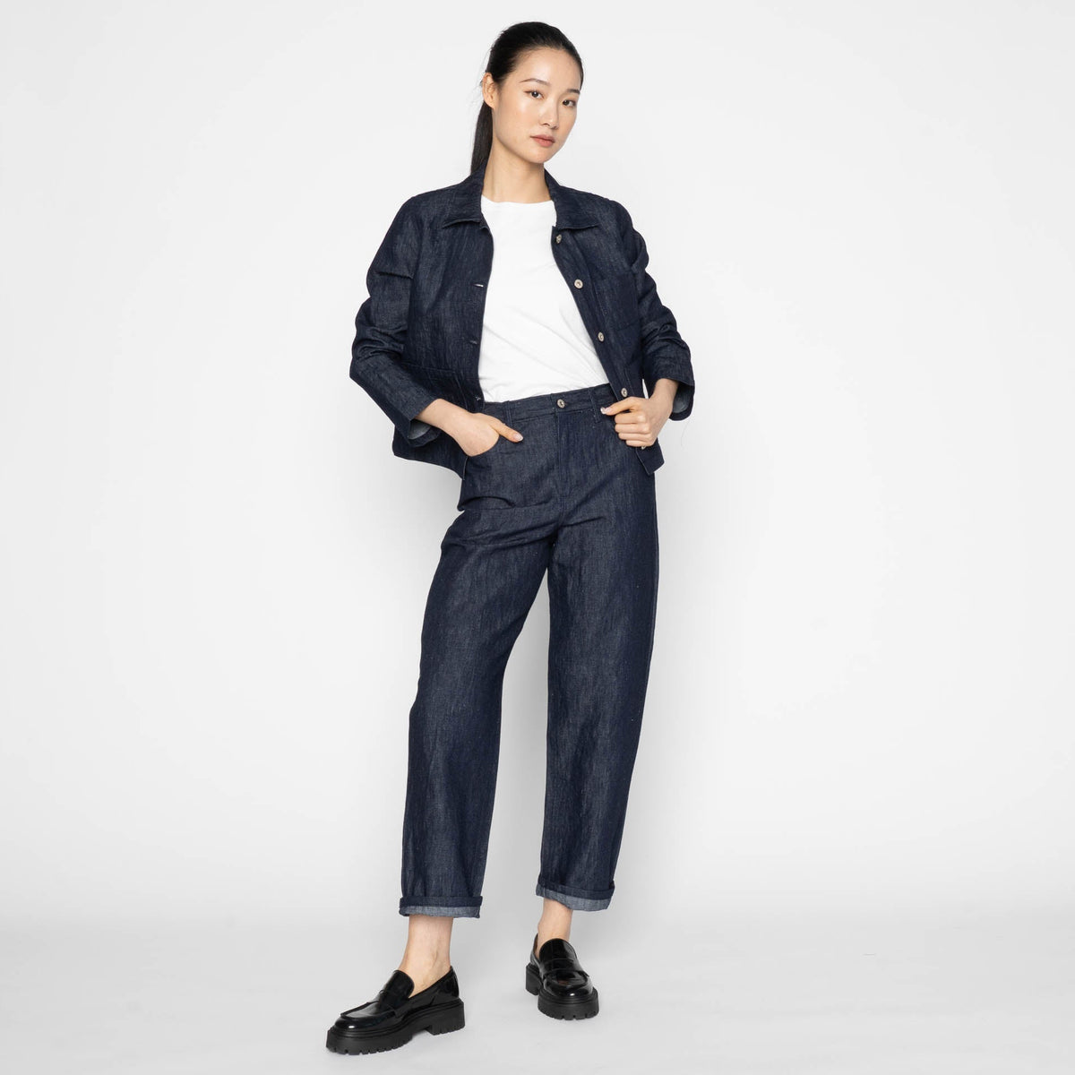 Bestie - Linen Blend Denim by Naked & Famous Denim