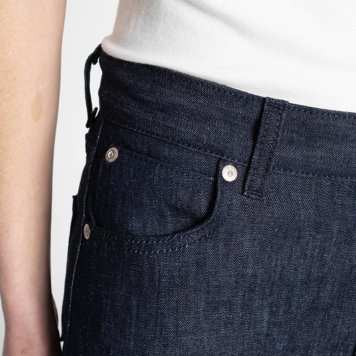 Wide Wild West - Linen Blend Denim by Naked & Famous Denim