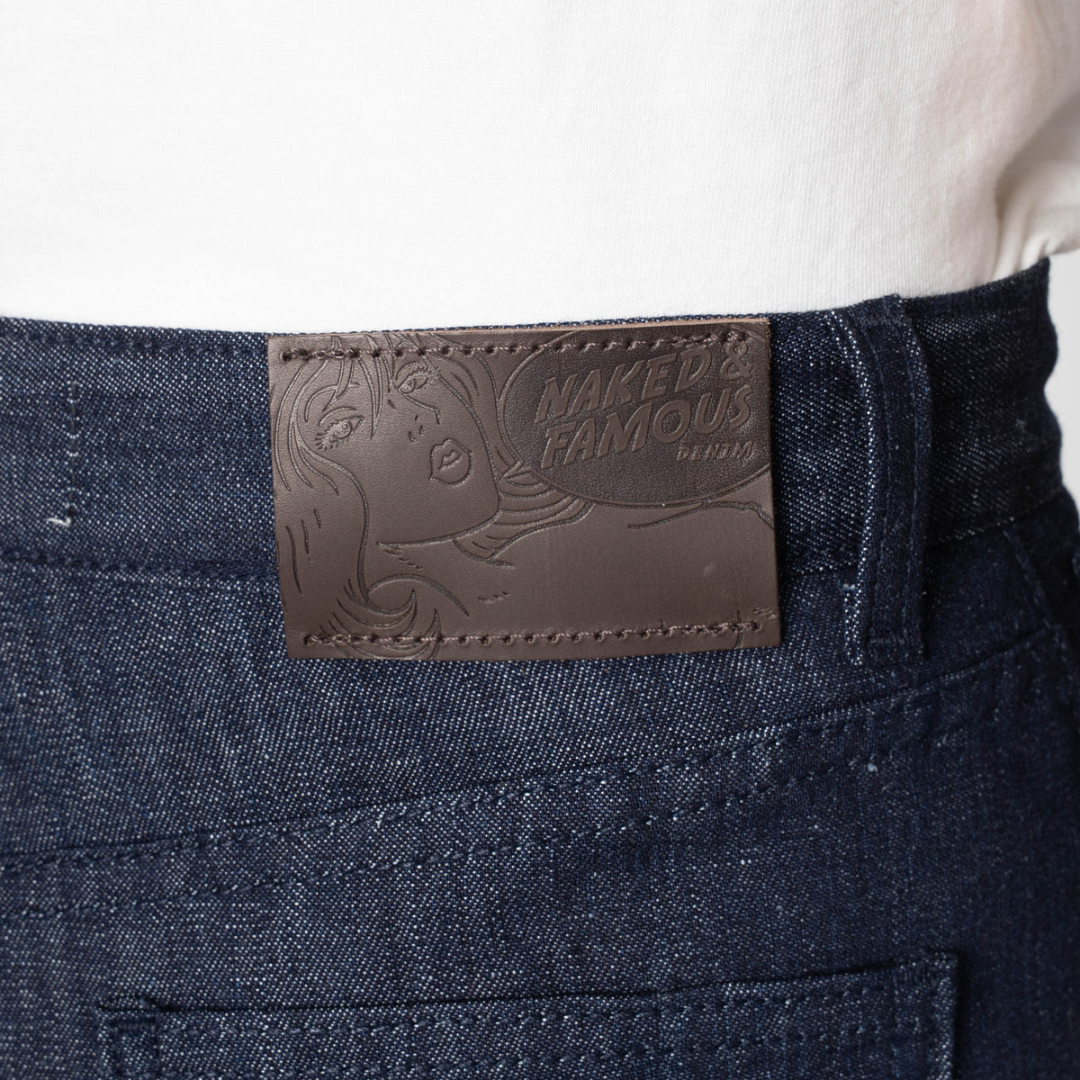 Wide Wild West - Linen Blend Denim by Naked & Famous Denim