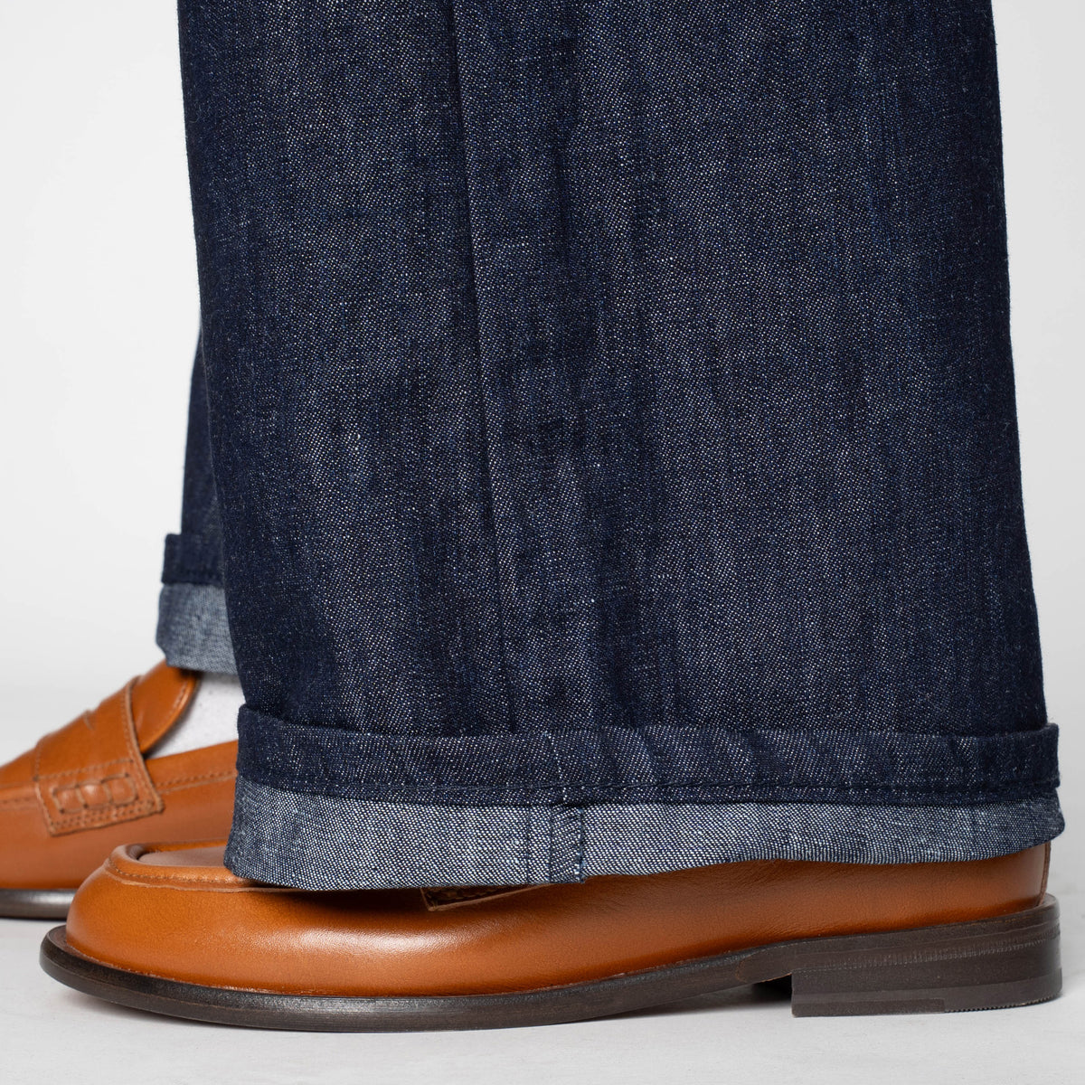Wide Wild West - Linen Blend Denim by Naked & Famous Denim