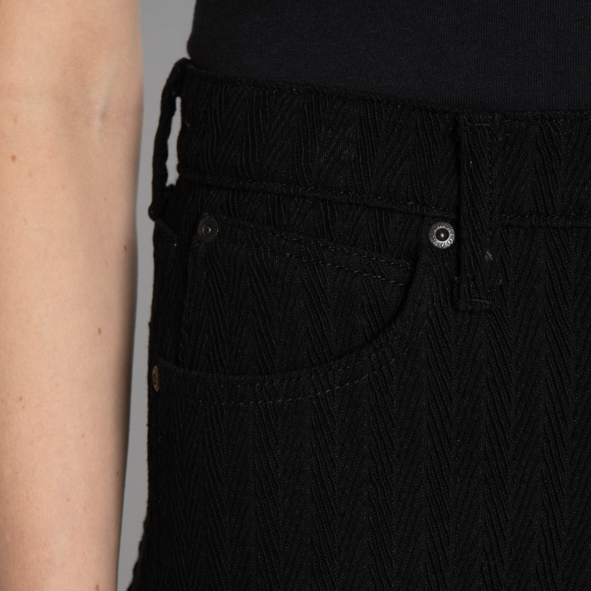 Wide Wild West - Black Sugiaya by Naked & Famous Denim