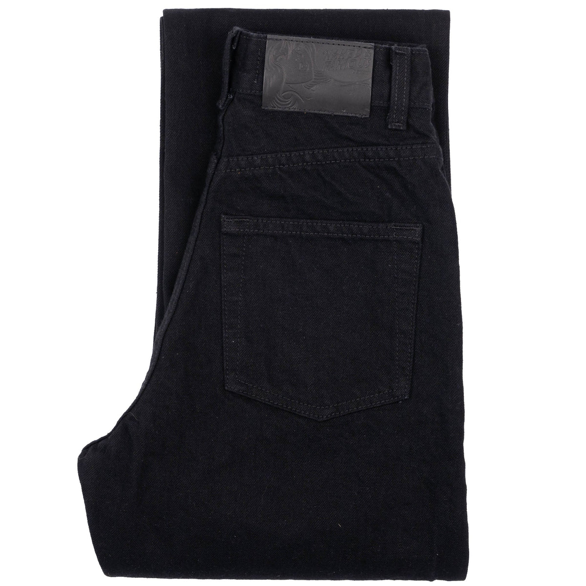 True Girl - Solid Black Selvedge Washed by Naked & Famous Denim