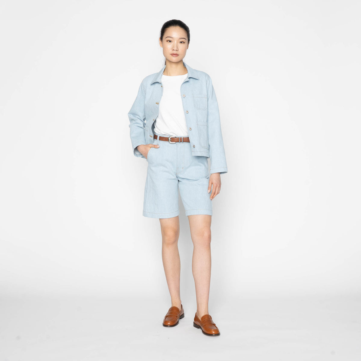 Jessie - Womens Buffalo Belt - Tan by Naked & Famous Denim