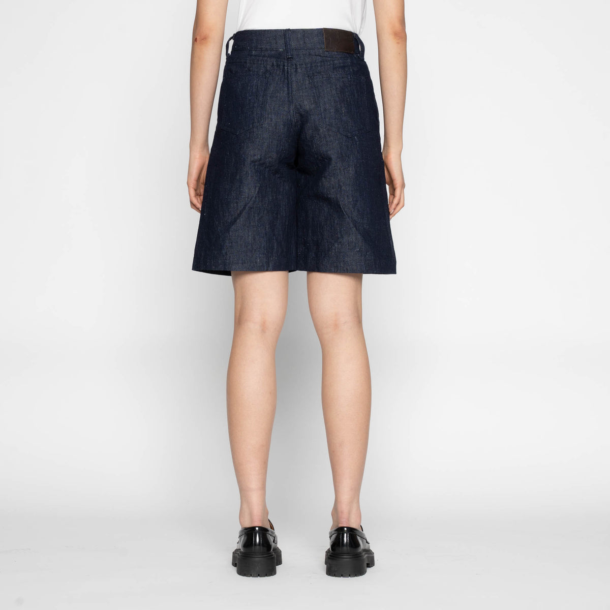 Andie Shorts - Linen Blend Denim by Naked & Famous Denim