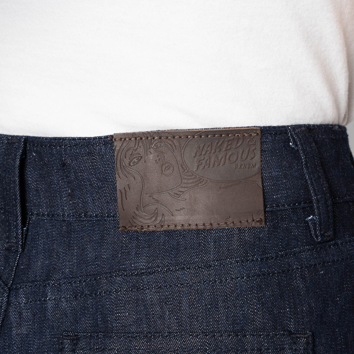 Andie Shorts - Linen Blend Denim by Naked & Famous Denim