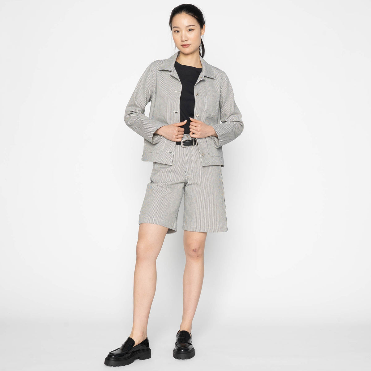 Andie Shorts - Organic Hickory by Naked & Famous Denim