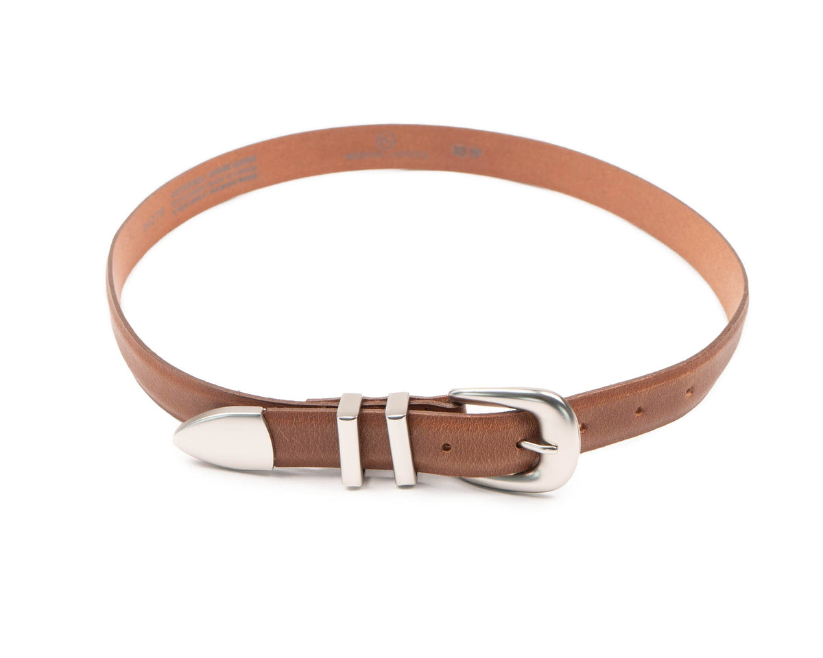 Jessie - Womens Buffalo Belt - Tan by Naked & Famous Denim