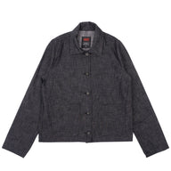 Gracie Jacket - Black Lightweight Denim by Naked & Famous Denim