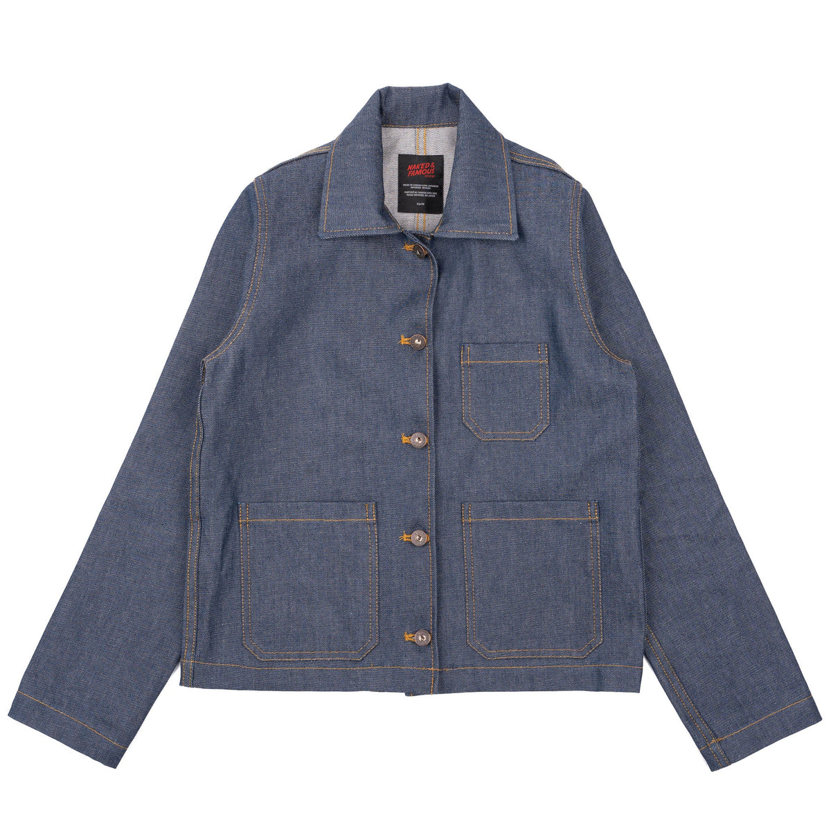 Gracie Jacket - Natural Indigo by Naked & Famous Denim
