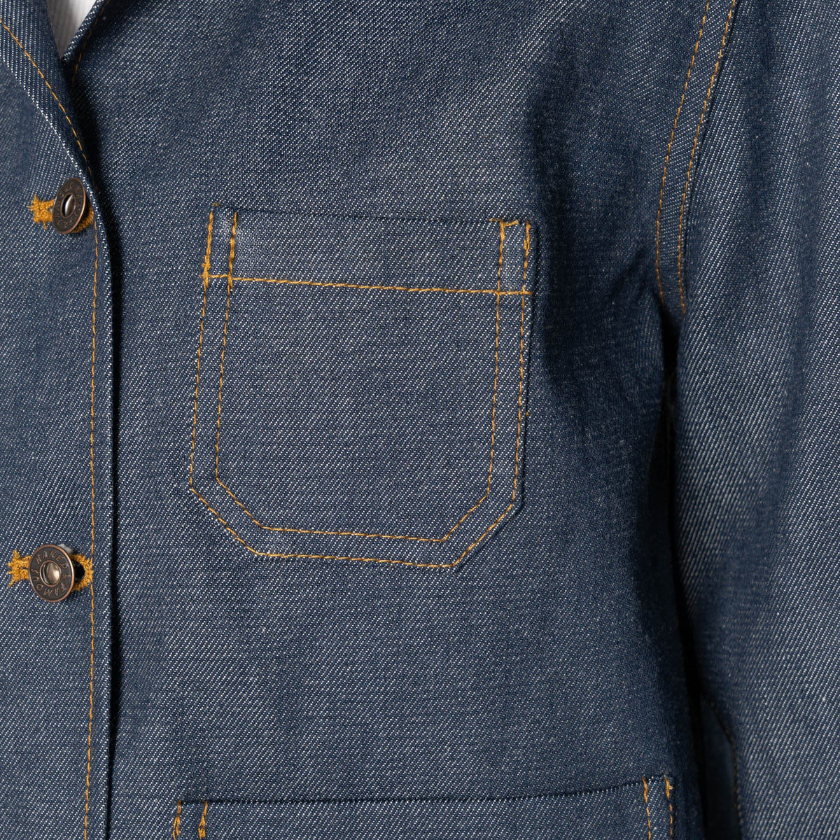Gracie Jacket - Natural Indigo by Naked & Famous Denim