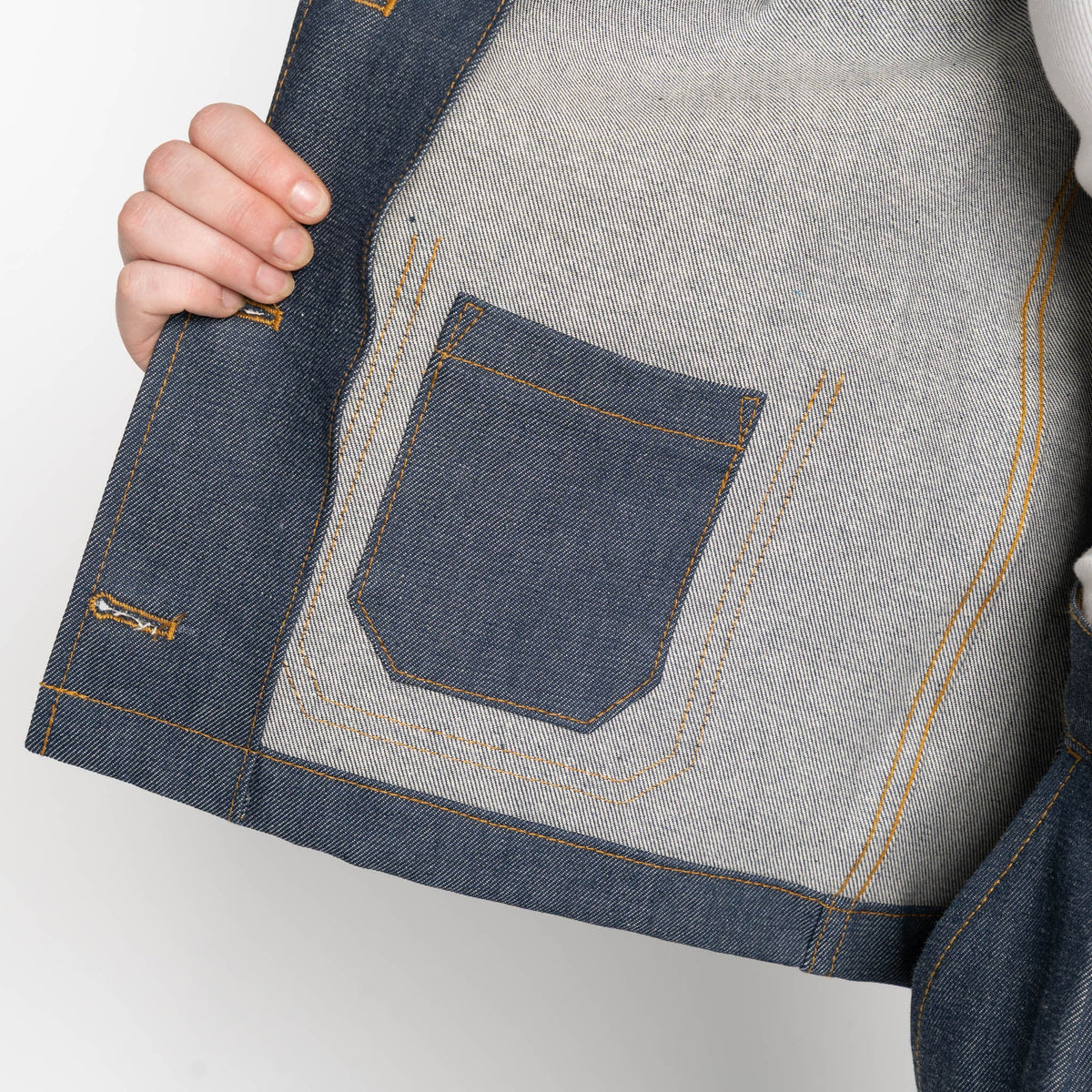 Gracie Jacket - Natural Indigo by Naked & Famous Denim