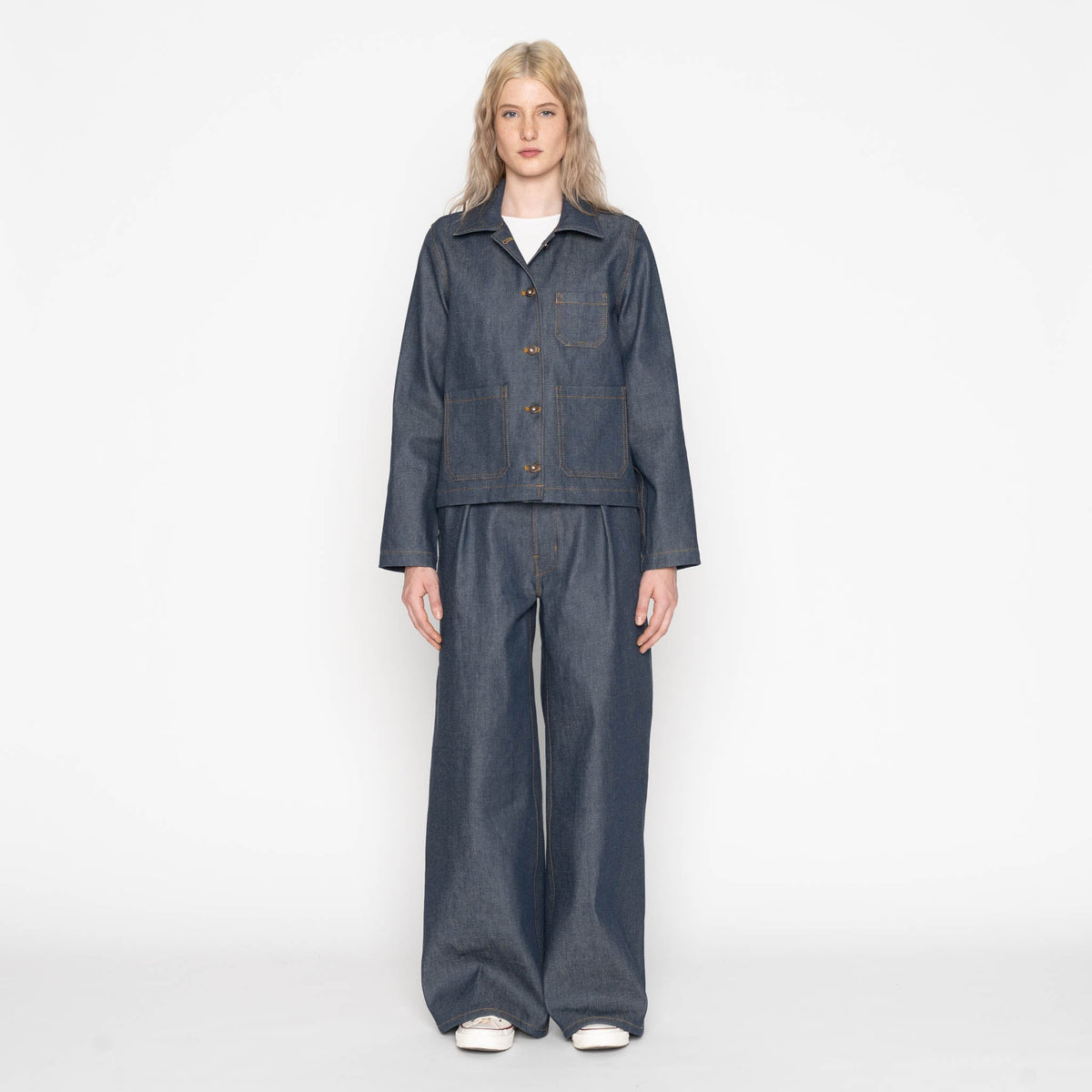 Gracie Jacket - Natural Indigo by Naked & Famous Denim