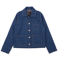 Gracie Jacket - 2x1 Dungaree Nep Denim by Naked & Famous Denim